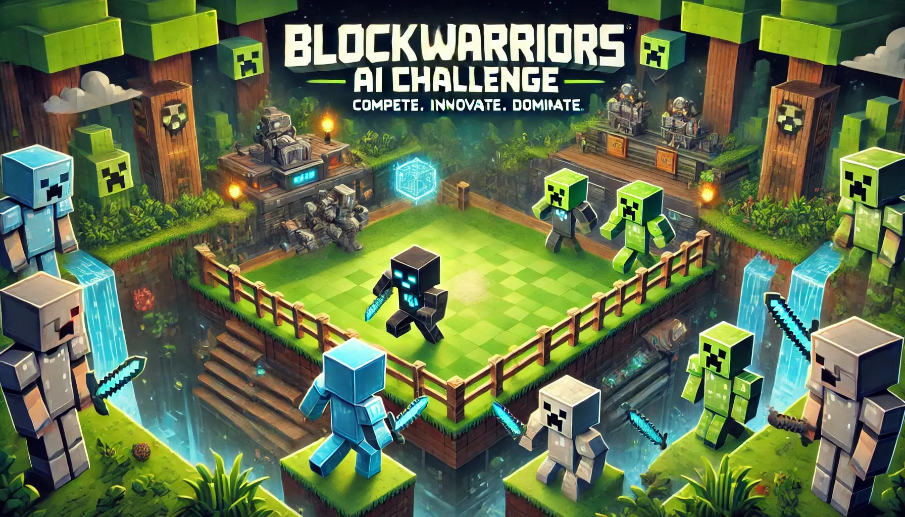 BlockWarriors AI Challenge Artwork